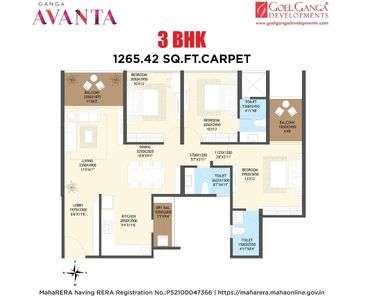 Ganga Avanta Floor Plan