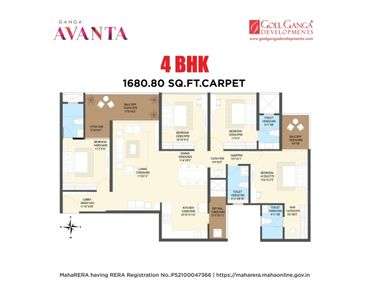 Ganga Avanta Floor Plan